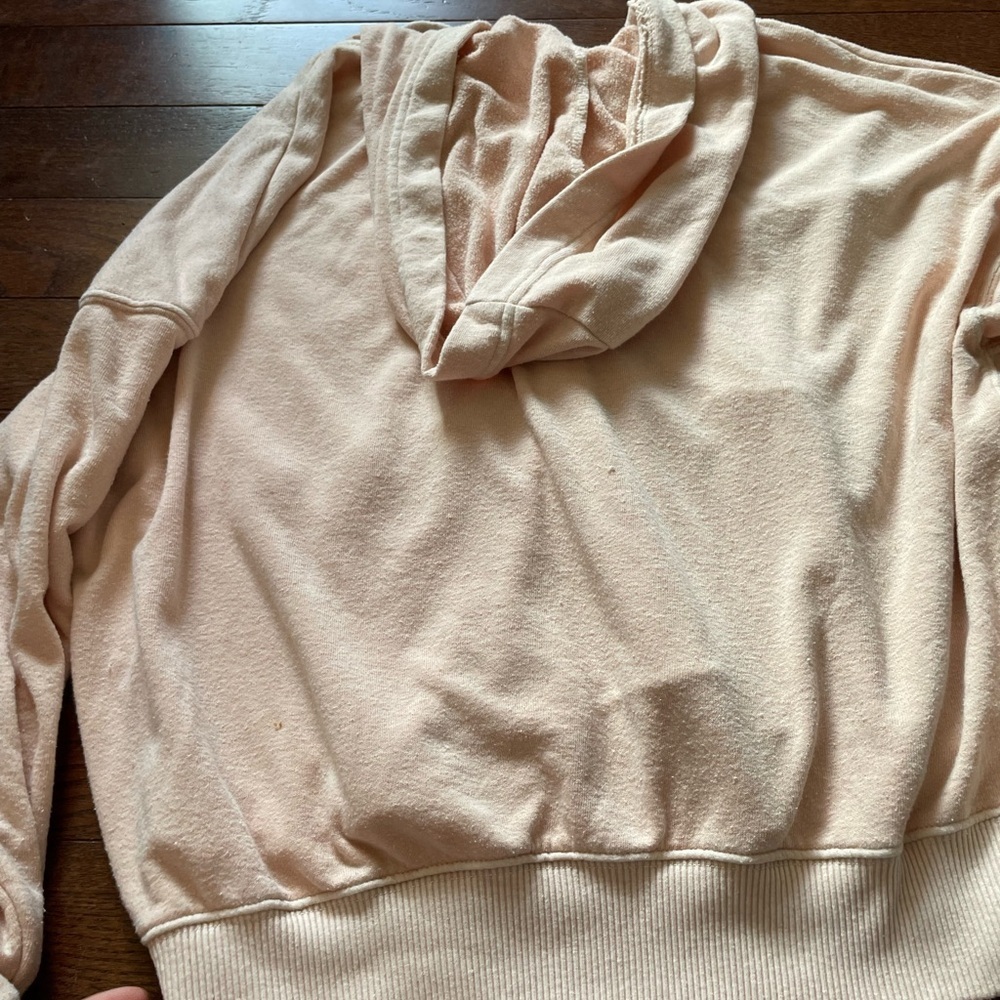 We The Free Lace-Up Hoodie in Light Pink - Picture 6 of 7